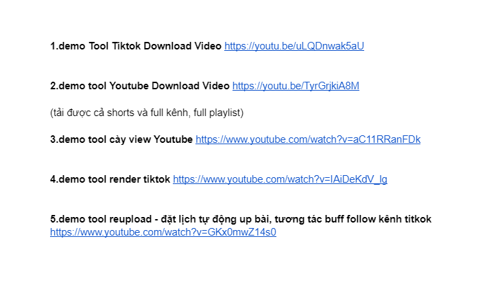 tải video reup tiktok