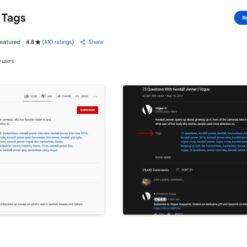 extension lấy all tags youtube